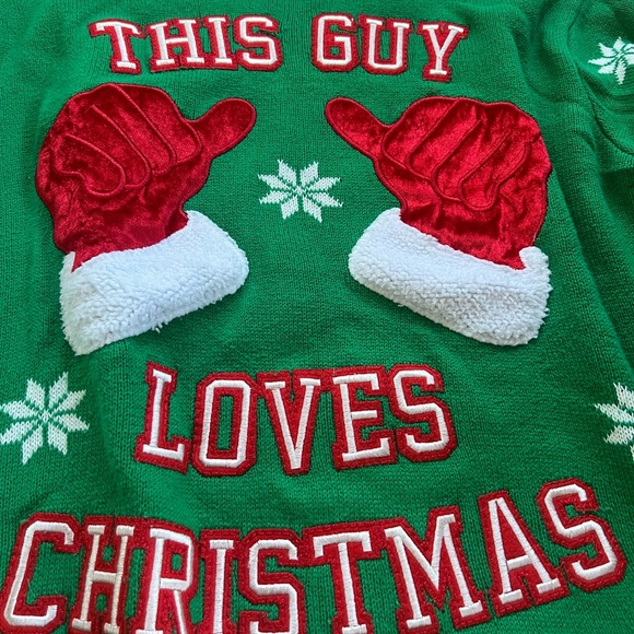 Large “This Guy Loves Christmas” ugly sweater by Blizzard Bay. - Picture 2 of 8